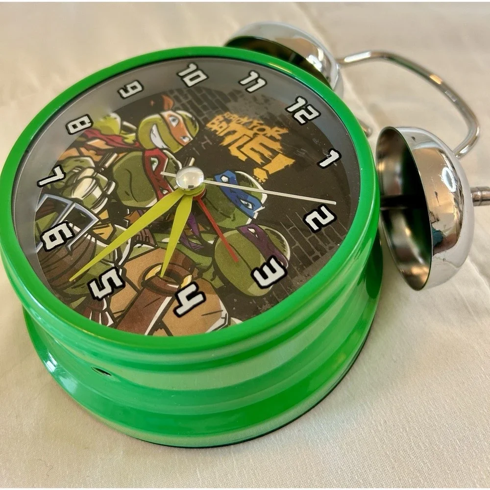Nickelodeon Teenage Mutant Ninja Turtles Twin Bell Alarm Clock